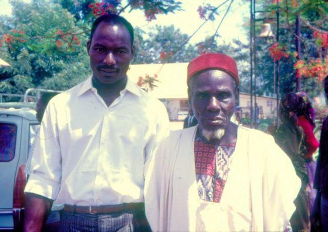 1968 Koulai Benoit à IB Man et vieux guéré de Man