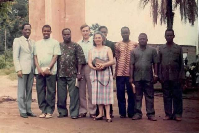 Avec le comité de l'UEESO 1988